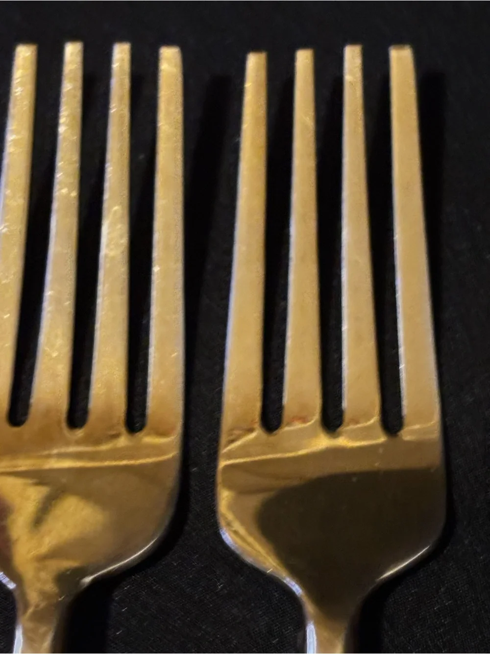 Goldtone Stainless Dinner Forks